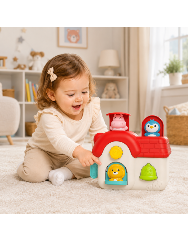 WOOPIE Interactive Pop-Up Animal House Toy 18m+