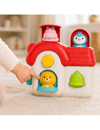 WOOPIE Interactive Pop-Up Animal House Toy 18m+