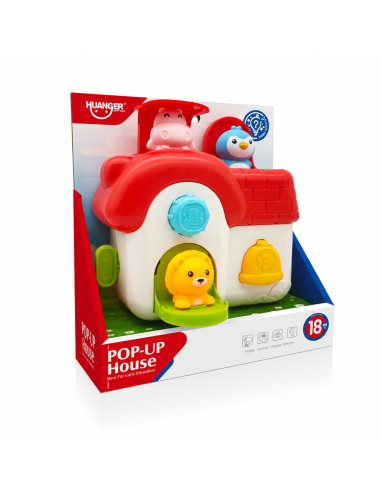 WOOPIE Interactive Pop-Up Animal House Toy 18m+