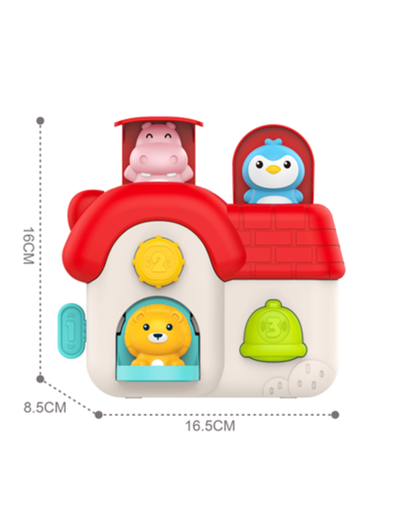 WOOPIE Interactive Pop-Up Animal House Toy 18m+