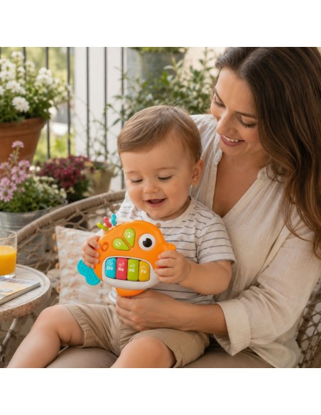 WOOPIE BABY Interaktyvus muzikos žuvytės pianėlis – žaislas vaikams