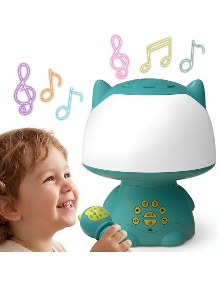 RGB Lamp with Bluetooth Speaker - WOOPIE Turquoise