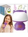 WOOPIE daugiafunkcė RGB lempučių su Bluetooth garsiakalbiu violetinė