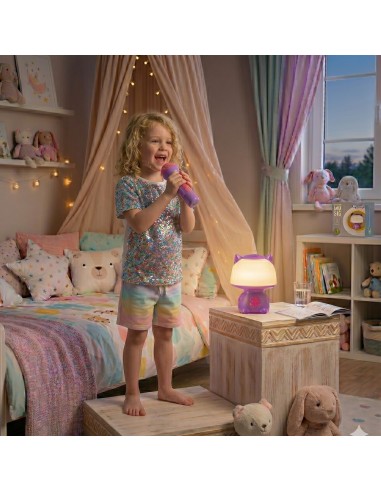 WOOPIE daugiafunkcė RGB lempučių su Bluetooth garsiakalbiu violetinė