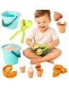 WOOPIE Zestaw do Piasku FUN ICE CREAM 15 el. Fabryka Śnieżek