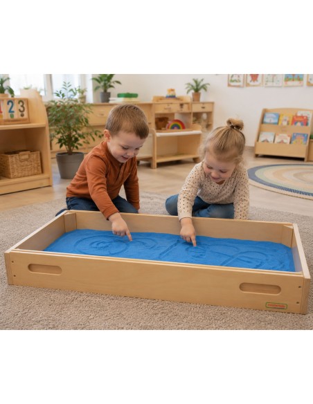 Stačiakampis smėlio padėklas, didelis edukacinis kūrybiškas - Masterkidz