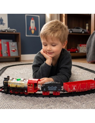 29-element Electric Train WOOPIE - Train with Smoke