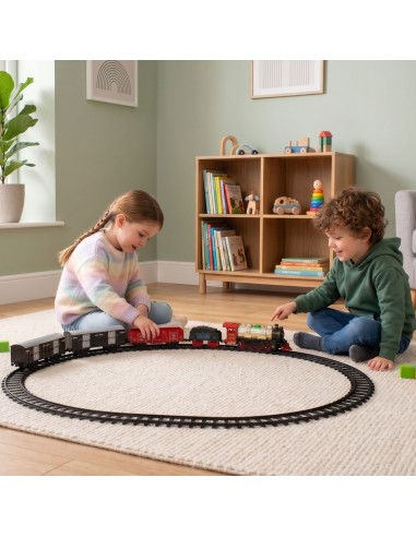 29-element Electric Train WOOPIE - Train with Smoke
