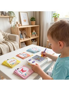 WOOPIE Graphic Tablet, Sketchpad, Learning English, Reader, 120 Cards 2