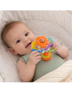 WOOPIE BABY barškutis-kramtukas sensorinė gėlytė 0m+ 2