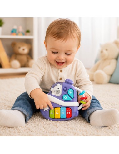 Interaktyvus laivelis „Pianinko“ WOOPIE BABY – Vystymas ir muzika