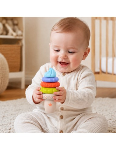WOOPIE BABY Muzyczny Lód Edukacyjny Układanka - Rozwój i Zabawa