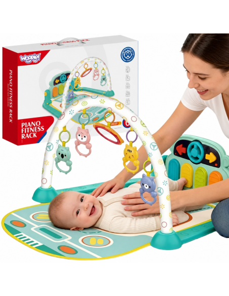 WOOPIE BABY Interaktyvus mokomasis kilimėlis su pianinuku - kūdikiams