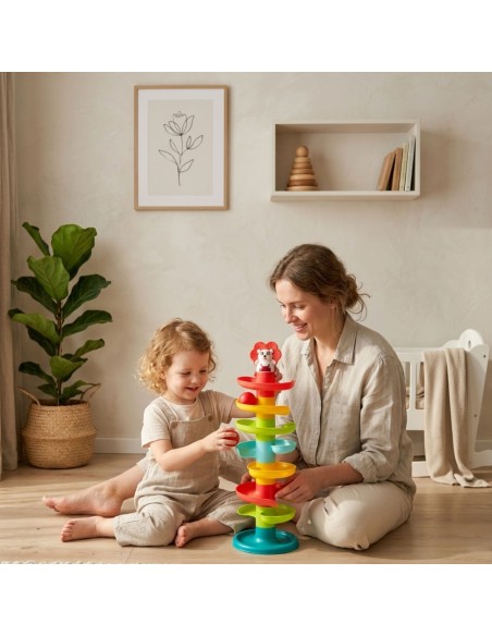 WOOPIE BABY Ball Track Spiral + 6 Balls - Toy for Children