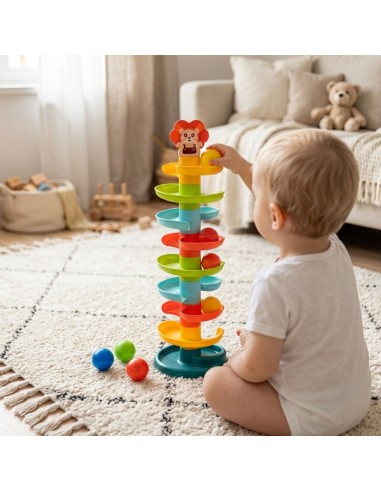 WOOPIE BABY Ball Track Spiral + 6 Balls - Toy for Children