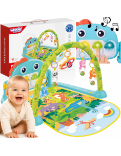WOOPIE BABY kilimėlis su lanku Dino – džiaugsmas ir vaiko augimas!