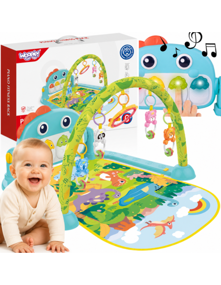 WOOPIE BABY kilimėlis su lanku Dino – džiaugsmas ir vaiko augimas!