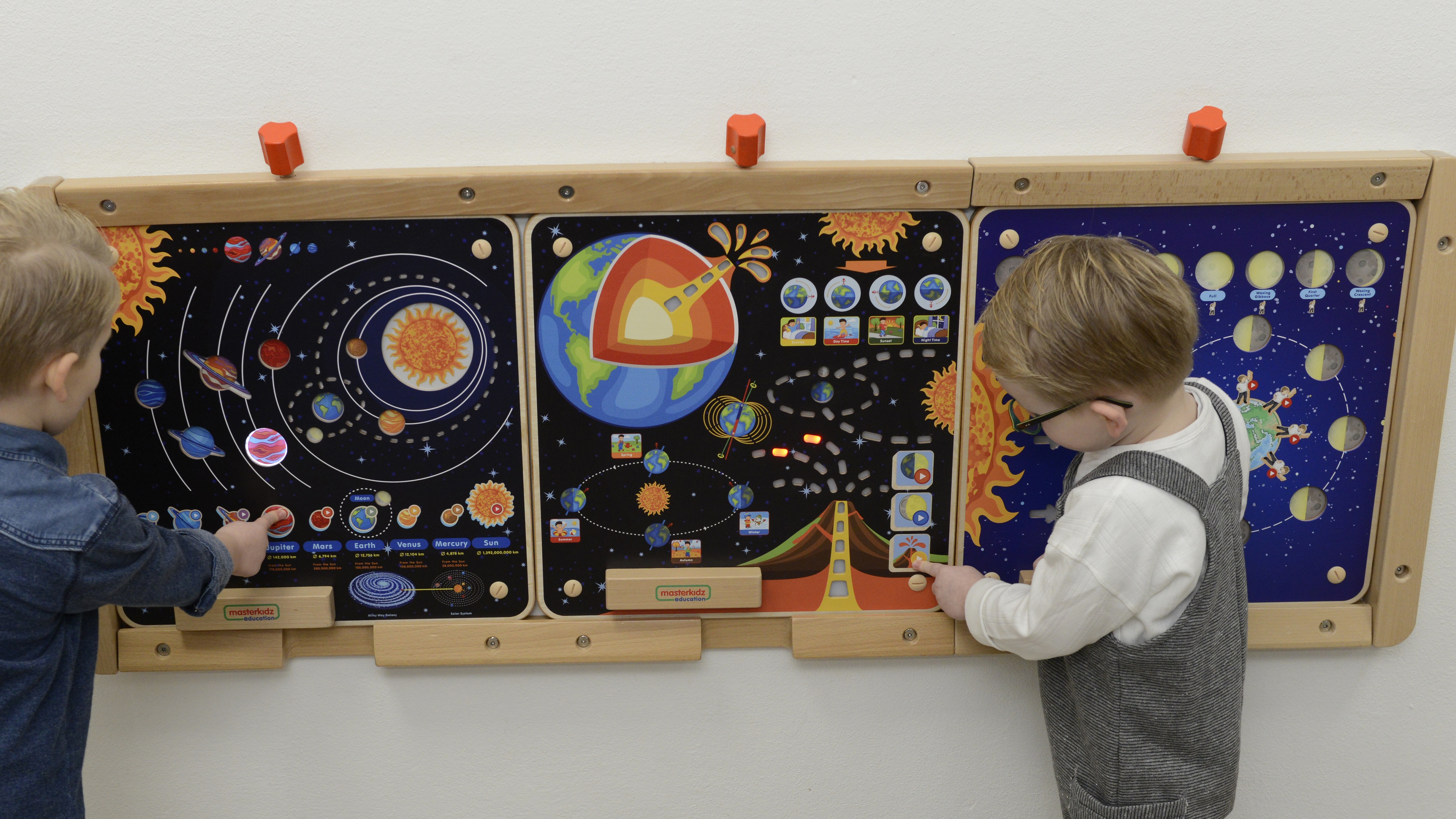 Tablica edukacyjna ziemia montessori