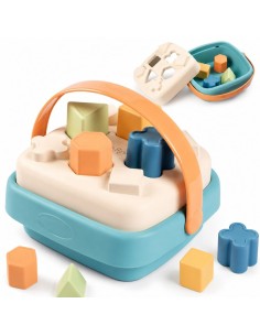 SMOBY Little Green Rūšiuoklis – krepšelis iš bioplastiko vaikams