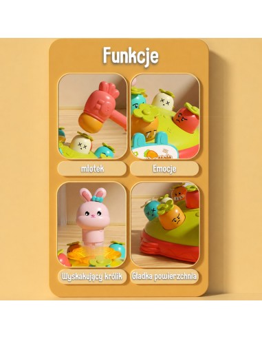 Interactive game Whack-a-Mole Woopie - train your reflexes and dexterity!