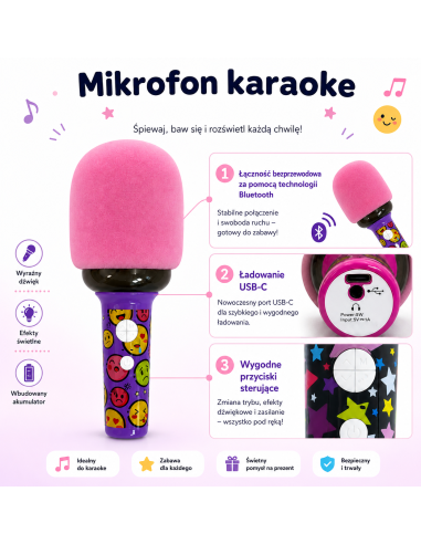 MINGYE Wireless Karaoke Microphone - Musical Toy