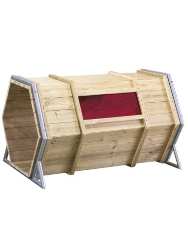 CLASSIC WORLD EDU Wooden Playground Base XXL with Tunnels