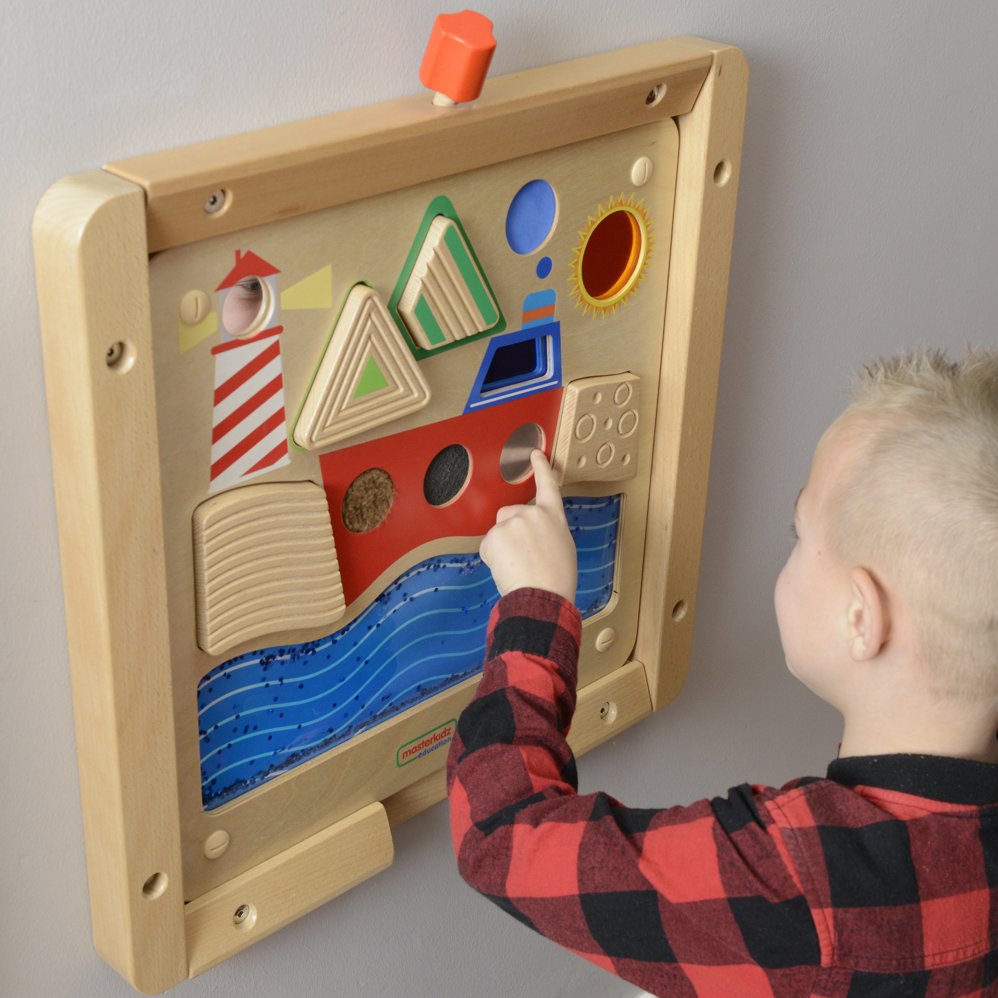 Tablica edukacyjna sensoryczna żeglowanie ocean montessori