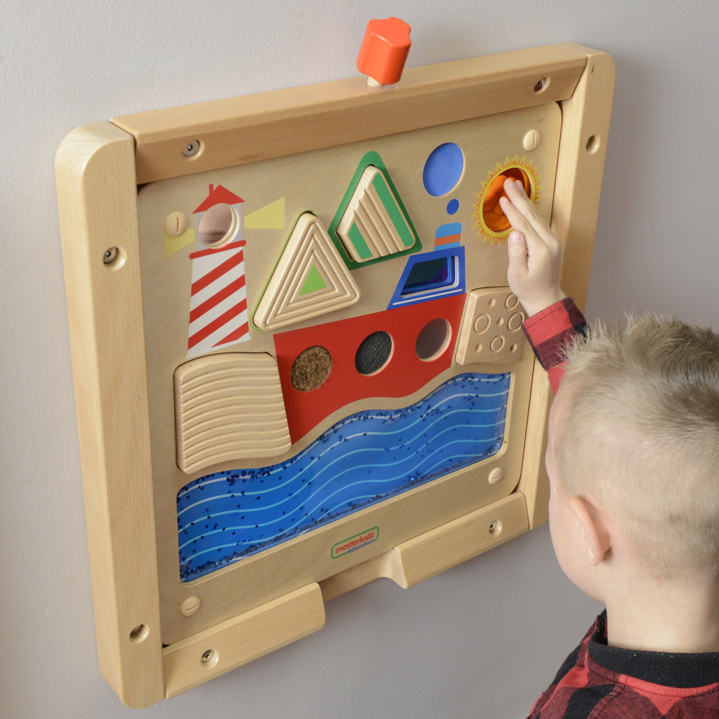 Tablica edukacyjna sensoryczna żeglowanie ocean montessori
