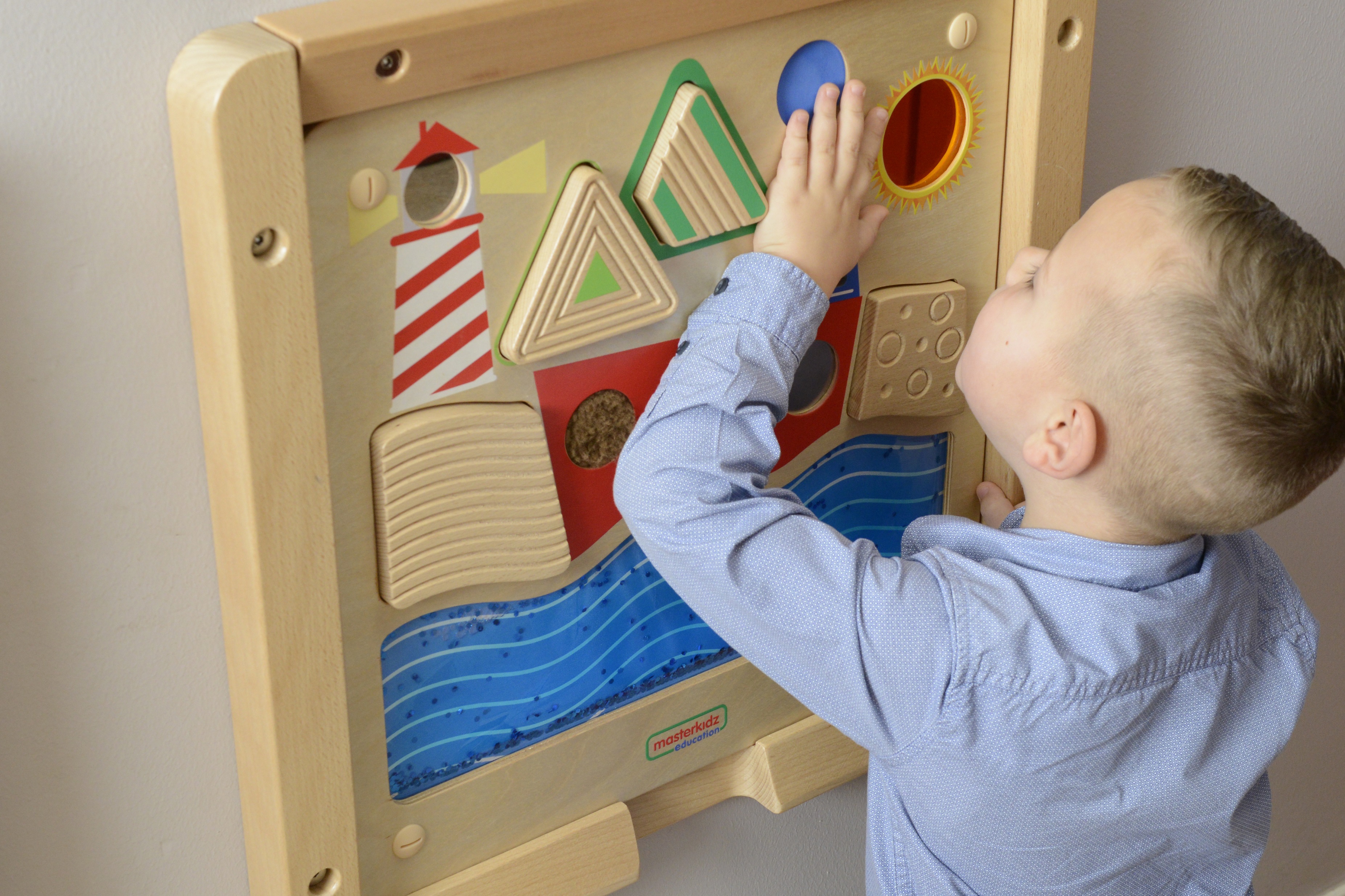 Tablica edukacyjna sensoryczna żeglowanie ocean montessori