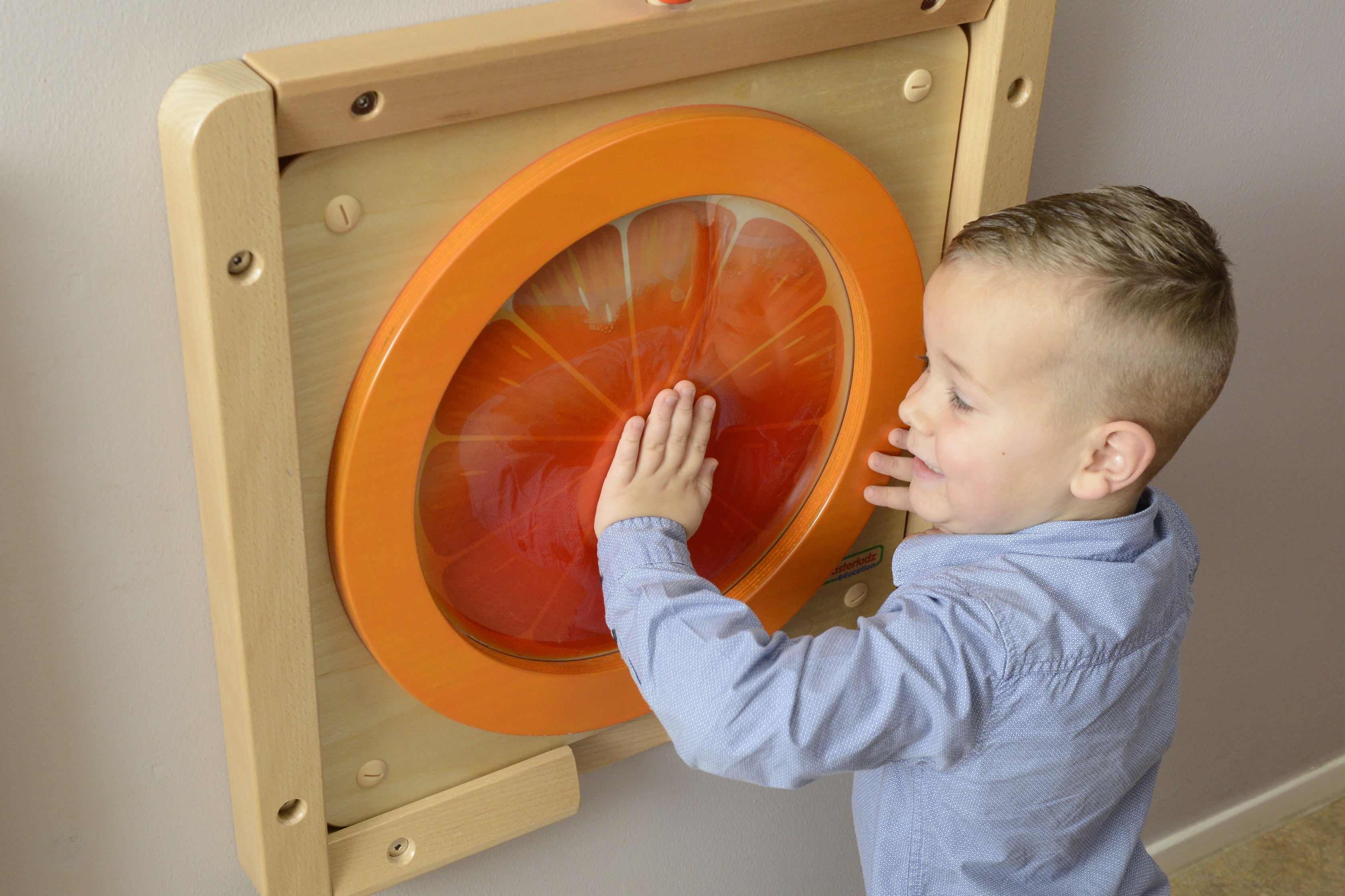 Tablica edukacyjna sensoryczna pomarańcza