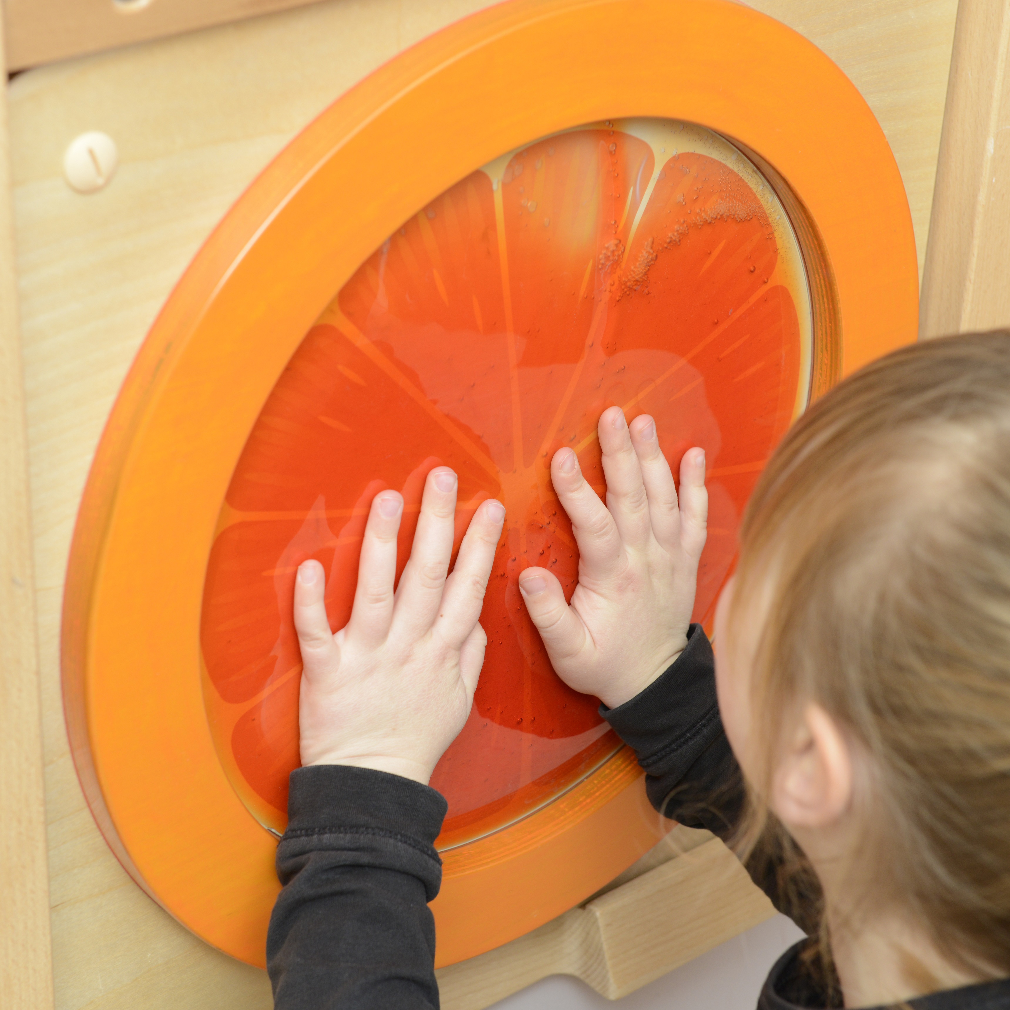 Tablica edukacyjna sensoryczna pomarańcza
