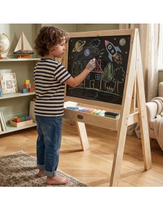 Medinė kreidinė lenta CLASSIC WORLD EDU - Edukacinis žaislas 2