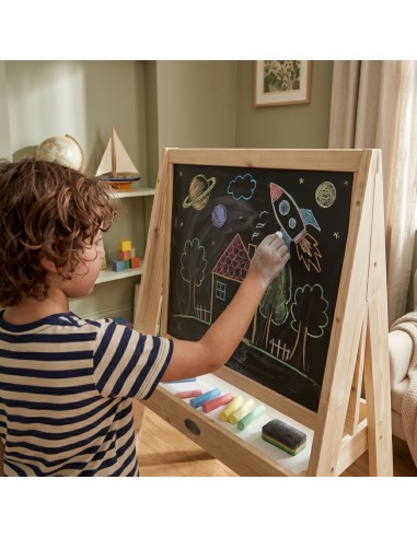 Medinė kreidinė lenta CLASSIC WORLD EDU - Edukacinis žaislas