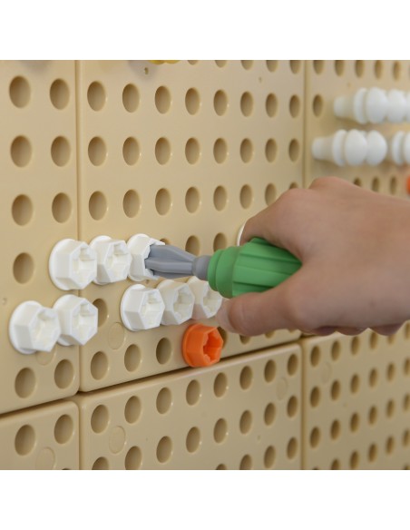 Zestaw Narzędzi z Wkrętarką MASTERKIDZ - 8 Elementów STEM