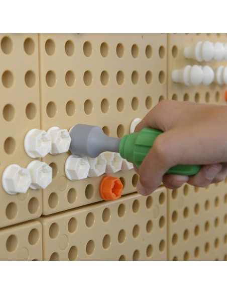 Zestaw Narzędzi z Wkrętarką MASTERKIDZ - 8 Elementów STEM
