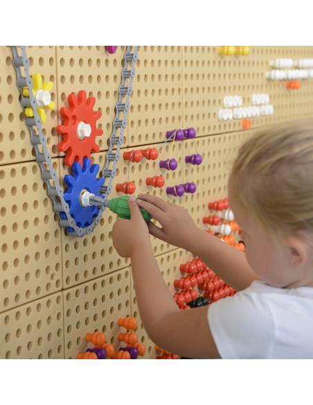 Zestaw Narzędzi z Wkrętarką MASTERKIDZ - 8 Elementów STEM