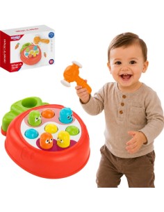 WOOPIE BABY Plak kurmį – lavinamasis žaidimas vaikučiams su plaktuku