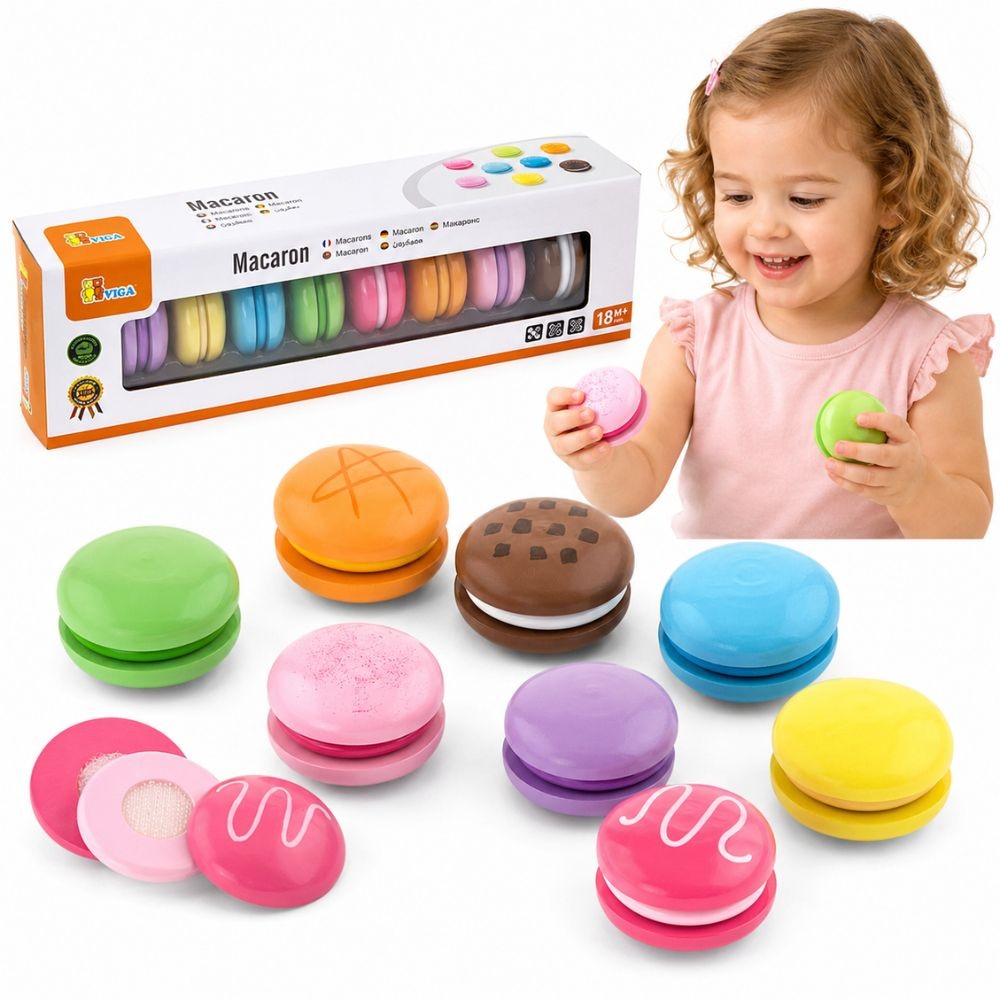 cookies värviline cookies maautooon – VIGA puidust Cookies värviline Cookies Maautooon komplekt 8 tk