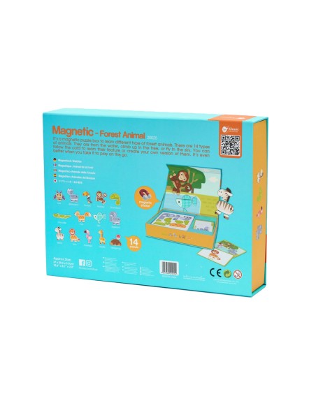 Magnetpuzzle Tiere 60-tlg. – CLASSIC WORLD