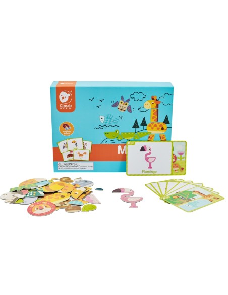 Magnetpuzzle Tiere 60-tlg. – CLASSIC WORLD