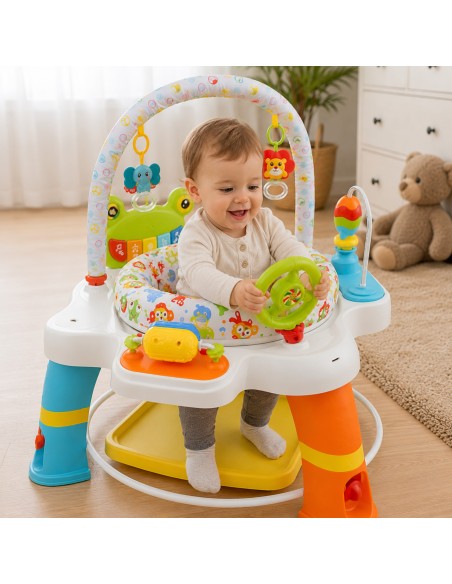 WOOPIE BABY Interaktiver Spring-Sitz und Activity Center für Kinder