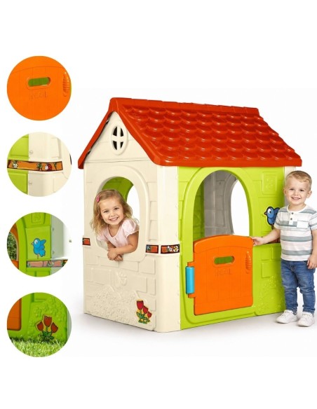 FEBER Gartenhaus Fantasy für Kinder mit Briefkasten