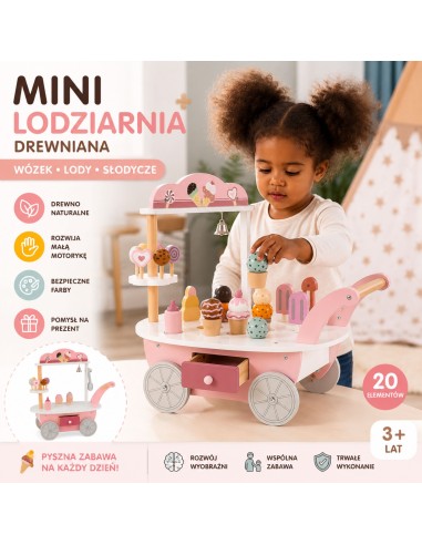 Holzladen Konditorei Eisdiele 3in1 – kreativer Spielspaß für Kinder