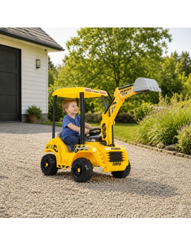 „Super Digger 12V“ elektrinis ekskavatorius Feber – naujas LT akumuliatorius