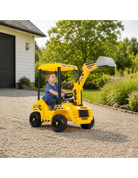 „Super Digger 12V“ elektrinis ekskavatorius Feber – naujas LT akumuliatorius