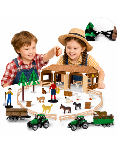 WOOPIE Little Farmer XL Set - Farm Figures for Children