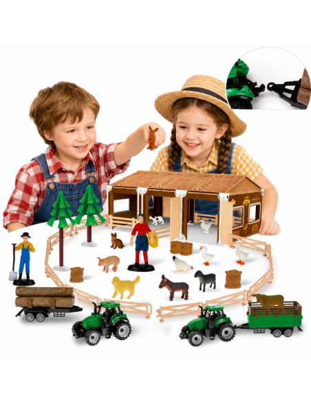 WOOPIE Little Farmer XL Set - Farm Figures for Children