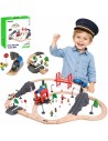 Woopie Fire Department Wooden Train – Electric, Sound Effects