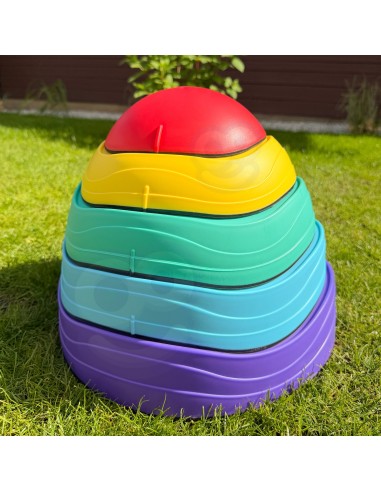 Sinnessteine Woopie – 5 Farben, Gleichgewicht und Entwicklung des Kindes