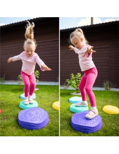 WOOPIE Kolorowe Kamienie Sensoryczne Zestaw 5 Elementów Wytrzymałe 2